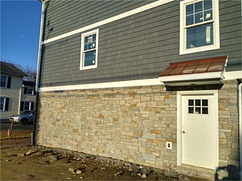 Copper mt ashlar - house facade